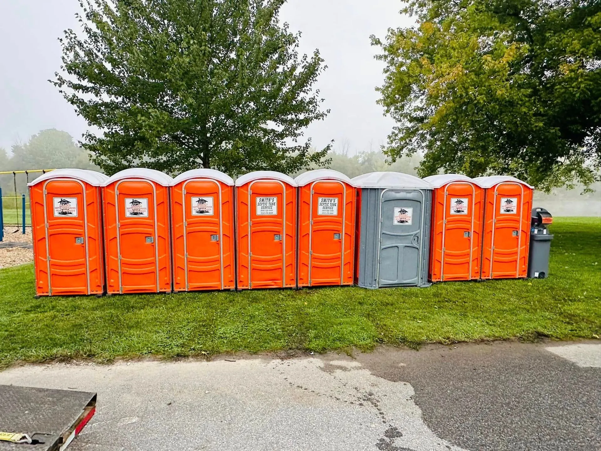 Smith’s branded portable restrooms for local events and job sites in Central Pennsylvania